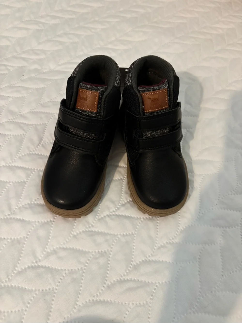 Carter's Black and Tan Rugged Toddler Boot